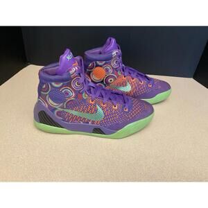 Youth Nike Kobe 9 IX Elite GS Purple Venom Vivid Pink Athletic Shoes. Size 6Y.